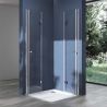 Cabina EGO-26, Usi Pliabile, sticla securizata 6mm, Transparenta, Dimensiuni la alegere Cabina EGO-26, Usi Pliabile, sticla securizata 6mm, Transparenta, Dimensiuni la alegere