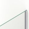Perete dus Walk-In Ultra-Slim, sticla securizata de 8 mm, dimensiuni 80-160x200 cm, profile crom, Nano Easy Clean, Matia