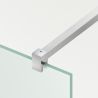 Perete dus Walk-In Ultra-Slim, sticla securizata de 8 mm, dimensiuni 80-160x200 cm, profile crom, Nano Easy Clean, Matia