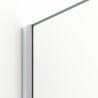 Perete dus Walk-In Ultra-Slim, sticla securizata de 8 mm, dimensiuni 80-160x200 cm, profile crom, Nano Easy Clean, Matia