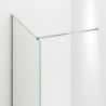 Paravan cada, fix, transparent, profile Crom, sticla securizata 8 mm, 80-90x150 cm , Nora Paravan cada, fix, transparent, profile Crom, sticla securizata 8 mm, 80-90x150 cm , Nora