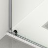 Perete dus Walk-In, sticla securizata de 6 mm, 2 elemente, glisant, dimensiuni 100-120x200 cm,  Crom, Benito Perete dus Walk-In, sticla securizata de 6 mm, 2 elemente, glisant, dimensiuni 100-120x200 cm,  Crom, Benito