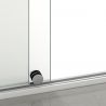 Perete dus Walk-In, sticla securizata de 6 mm, 2 elemente, glisant, dimensiuni 100-120x200 cm,  Crom, Benito Perete dus Walk-In, sticla securizata de 6 mm, 2 elemente, glisant, dimensiuni 100-120x200 cm,  Crom, Benito
