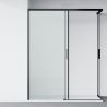 Cabina dus, 2 Usi Glisante, sticla securizata de 6 mm, 80-100 x 80-100 cm, profil Negru Mat, Medea Cabina dus, 2 Usi Glisante, sticla securizata de 6 mm, 80-100 x 80-100 cm, profil Negru Mat, Medea