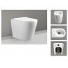Vas WC EGO Galo, Rimless, Alb, 56x36 cm montaj podea, capac duroplast slim soft-close inclus