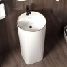 Lavoar stativ, freestanding, Alb Lucios, ceramica sanitara, 45x 90 cm, cu gaura baterie, Viena Gold Line Lavoar stativ, freestanding, Alb Lucios, ceramica sanitara, 45x 90 cm, cu gaura baterie, Viena Gold Line