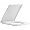 Capac Duroplast, Alb, sistem Quick-Release, inchidere Soft-Close pentru vas wc Enrico Alb