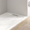 Cadita de dus, Alb Calacatta, finisaj Marble Mat, compozit mineral, dimensiuni 100-160x70-90 cm, decupabila, Antonio Cadita de dus, Alb Calacatta, finisaj Marble Mat, compozit mineral, dimensiuni 100-160x70-90 cm, decupabila, Antonio