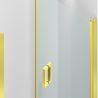 Usa de dus, batanta, Auriu Mat, sticla securizata transparenta 6mm, dimensiuni 80-90x195 cm, Azure Usa de dus, batanta, Auriu Mat, sticla securizata transparenta 6mm, dimensiuni 80-90x195 cm, Azure