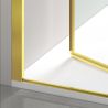 Usa de dus, batanta, Auriu Mat, sticla securizata transparenta 6mm, dimensiuni 80-90x195 cm, Azure Usa de dus, batanta, Auriu Mat, sticla securizata transparenta 6mm, dimensiuni 80-90x195 cm, Azure