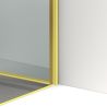 Cabina de dus, sticla securizata 6mm , Transparent, Auriu Mat, 2 usi Batante, dimensiuni 70, 80, 90 x 195 cm, Hera Cabina de dus, sticla securizata 6mm , Transparent, Auriu Mat, 2 usi Batante, dimensiuni 70, 80, 90 x 195 cm, Hera