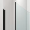Usa de dus, batanta, Negru Mat, sticla securizata transparenta 6mm, dimensiuni 80-90x195 cm, Azure Usa de dus, batanta, Negru Mat, sticla securizata transparenta 6mm, dimensiuni 80-90x195 cm, Azure