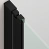 Usa de dus, batanta, Negru Mat, sticla securizata transparenta 6mm, dimensiuni 80-90x195 cm, Azure Usa de dus, batanta, Negru Mat, sticla securizata transparenta 6mm, dimensiuni 80-90x195 cm, Azure