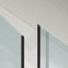 Usa de dus, transparenta, Batanta, Negru Mat, sticla securizata 6 mm, dimensiniuni: 100, 120, 140 x 195 cm, Napoli Usa de dus, transparenta, Batanta, Negru Mat, sticla securizata 6 mm, dimensiniuni: 100, 120, 140 x 195 cm, Napoli