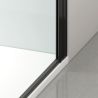 Cabina de dus, sticla securizata 6mm , Transparent, Negru Mat, 2 usi Batante, dimensiuni 70, 80, 90 x 195 cm, Hera Cabina de dus, sticla securizata 6mm , Transparent, Negru Mat, 2 usi Batante, dimensiuni 70, 80, 90 x 195 cm, Hera