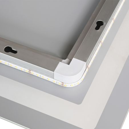 Oglinda Led, cu Lupa cosmetica, Dezaburire, Touch, 3 Culori, 5 mm, dimensiuni 70-80 x 60-90-10-120-140 cm, Velora