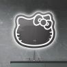 Oglinda Led, sticla 5 mm,  Dezaburire, Buton Touch, 3 Culori, Intensitate reglabila, dimensiuni 80 x 70 cm, Hello Kitty Oglinda Led, sticla 5 mm,  Dezaburire, Buton Touch, 3 Culori, Intensitate reglabila, dimensiuni 80 x 70 cm, Hello Kitty