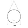 Oglinda Led, curea, cadru auriu, touch, 3 Culori, dezaburire, 5 mm, diametru de 70- 80 cm, Spectra