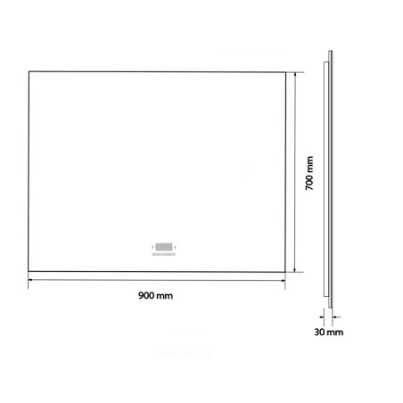 Oglinda Smart Led, Bluetooth, 3 Culori, 5 mm, senzor, afisaj timp, temperatura, dezaburire, Touch, 60-70x80-140 cm, Rubin