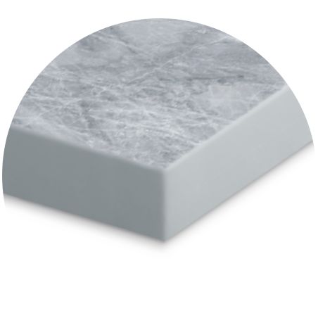 Cadita de dus, Gri Pietra, finisaj Marble Mat, compozit mineral, dimensiuni 100-160x70-90 cm, decupabila, Antonio