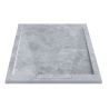 Cadita de dus, Gri Pietra, finisaj Marble Mat, compozit mineral, dimensiuni 100-160x70-90 cm, decupabila, Antonio