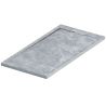Cadita de dus, Gri Pietra, finisaj Marble Mat, compozit mineral, dimensiuni 100-160x70-90 cm, decupabila, Antonio