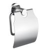Suport hartie igienica cu clapeta, Crom, alama, design modern, Apolo Suport hartie igienica cu clapeta, Crom, alama, design modern, Apolo