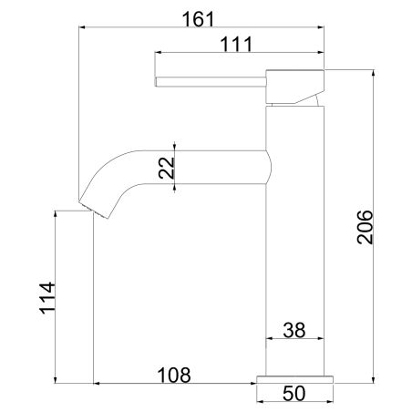 Baterie lavoar, Negru Mat, Perlator, otel inoxidabil, montaj pe lavoar, Fino