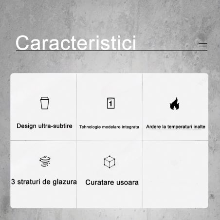 Lavoar Alb lucios, design ultra-subtire, montaj suspendat pe perete, 92x50 cm, Liam