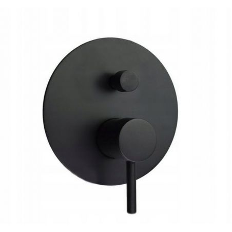 Baterie cada EGo-Lun Black, montaj incastrat in perete, finisaj Negru Mat Baterie cada EGo-Lun Black, montaj incastrat in perete, finisaj Negru Mat