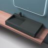 Lavoar EGO 11, Antracit Mat, 100x50 cm, compozit marmura, montaj pe blat sau suspendat, scurgere ascunsa, cu gaura baterie Lavoar EGO 11, Antracit Mat, 100x50 cm, compozit marmura, montaj pe blat sau suspendat, scurgere ascunsa, cu gaura baterie