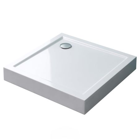 Cadita dus, acril, dimensiuni 90x90 si 100x100 cm, sifon inclus, inaltime 14 cm, EGO-F1H