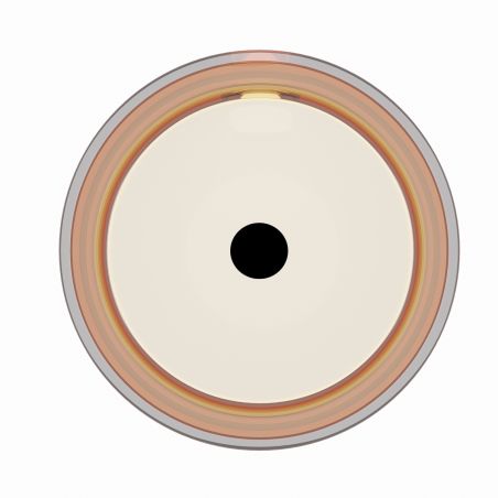 Lavoar stativ, freestanding, CristalMood, culoarea graului, transparent, 45x45x85 cm, ventil inclus, Sole