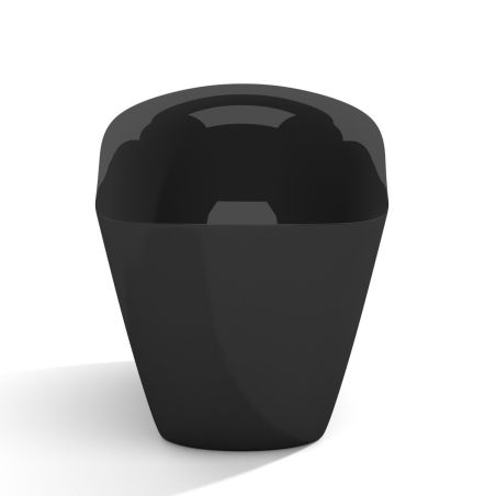 Cada de baie Kevin, Acril sanitar, Negru Lucios interior si exterior, 170 cm, izolare termica, freestanding