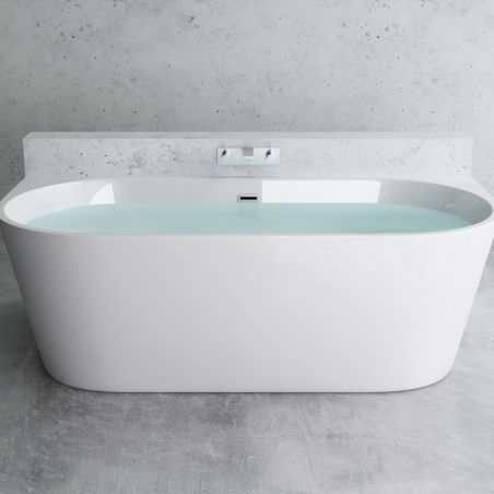 Cada de baie, Alb Lucios, acril termoactiv, freestanding, 170x75 cm, EGO 519