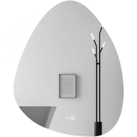 Oglinda Led, Dezaburire si Buton Touch, 3 Culori, Intensitate reglabila, dimensiuni 60-75 x 80-100 cm, Gloria