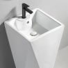 Lavoar stativ Enrico, Alb, cu gaura de baterie, 47x47x83 cm, montaj pe podea, ceramica sanitara Lavoar stativ Enrico, Alb, cu gaura de baterie, 47x47x83 cm, montaj pe podea, ceramica sanitara