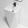 Lavoar stativ Enrico, Alb, cu gaura de baterie, 47x47x83 cm, montaj pe podea, ceramica sanitara Lavoar stativ Enrico, Alb, cu gaura de baterie, 47x47x83 cm, montaj pe podea, ceramica sanitara