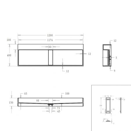 Lavoar EGO 6028, Alb, mat, 120x40 cm, montaj pe blat, cu gaura de baterie, montaj pe blat, compozit de marmura