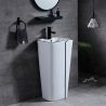 Lavoar stativ Lazio, 43x36x86 cm, montaj pe podea, cu gaura de baterie, ceramica sanitara, Royalty Line by Ego Lavoar stativ Lazio, 43x36x86 cm, montaj pe podea, cu gaura de baterie, ceramica sanitara, Royalty Line by Ego