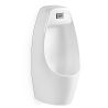 Urinal cu senzor integrat, scurgere in perete sau in podea, 34x29x68 cm, Alb Lucios,Lucente