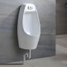 Urinal cu senzor integrat, scurgere in perete sau in podea, 34x29x68 cm, Alb Lucios,Lucente