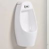 Urinal cu senzor integrat, scurgere in perete sau in podea, 34x29x68 cm, Alb Lucios,Lucente
