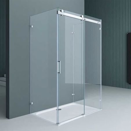 Cabina de dus, 3 laturi, Usa Glisanta, Sticla 8 mm, Tratament Nano, Dimensiuni la alegere, EGO-172