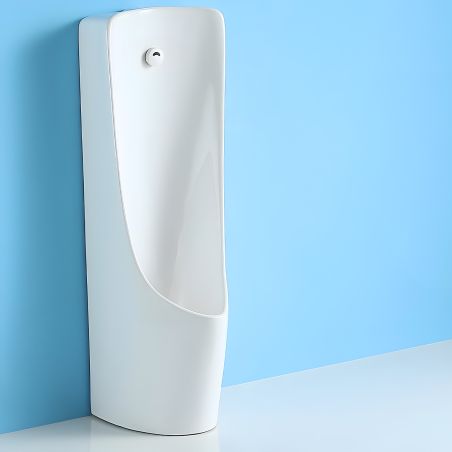 Urinal de podea cu senzor integrat, 34x35.5x100, Alb Lucios, Silento