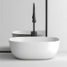 Lavoar, Alb Mat, ceramica sanitara, montaj pe blat, 40.5x40.5 cm, Viva