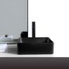 Lavoar, Negru Mat, Power color, ceramica sanitara, design ultra-subtire 40x40 cm, Blanco Lavoar, Negru Mat, Power color, ceramica sanitara, design ultra-subtire 40x40 cm, Blanco