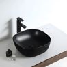 Lavoar, Negru Mat, Power Color, ceramica sanitara, montaj pe blat, 40.5x40.5 cm, Viva Lavoar, Negru Mat, Power Color, ceramica sanitara, montaj pe blat, 40.5x40.5 cm, Viva