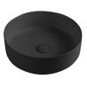 Lavoar, Negru Mat, Power color, montaj pe blat, ceramica sanitara, diametru 42 cm, Linea Lavoar, Negru Mat, Power color, montaj pe blat, ceramica sanitara, diametru 42 cm, Linea