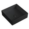 Lavoar, Negru Mat, Power color, ceramica sanitara, design ultra-subtire 40x40 cm, Blanco Lavoar, Negru Mat, Power color, ceramica sanitara, design ultra-subtire 40x40 cm, Blanco